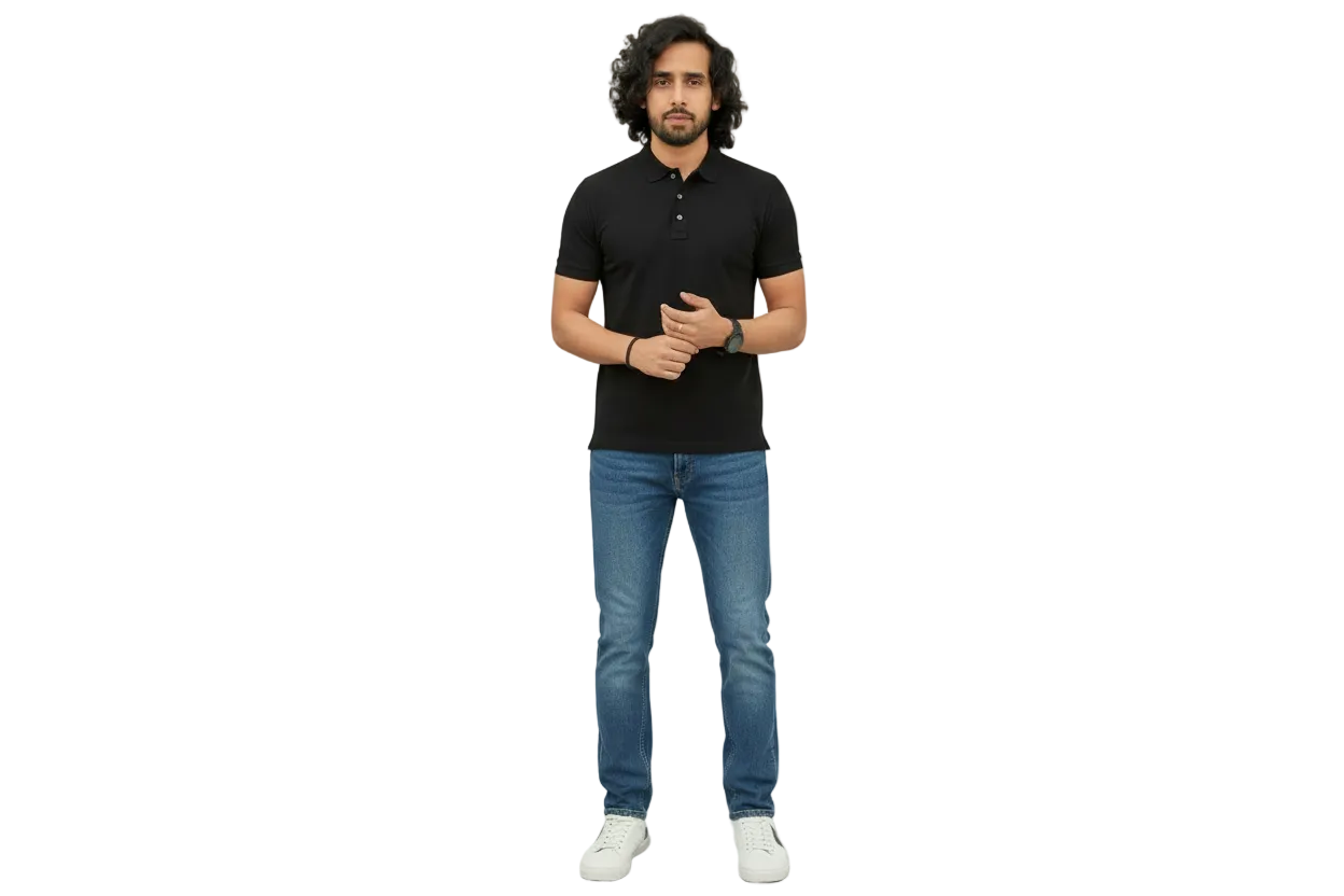 Poly Matte Solid Half Sleeves Mens Polo T-Shirt Pack Of 4