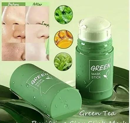 Green Tea Herbal Mask Stick – Deep Blackhead Removal & Pore Cleansing