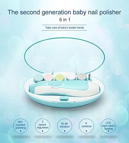 Baby Nail Clippers with Light - Blue
