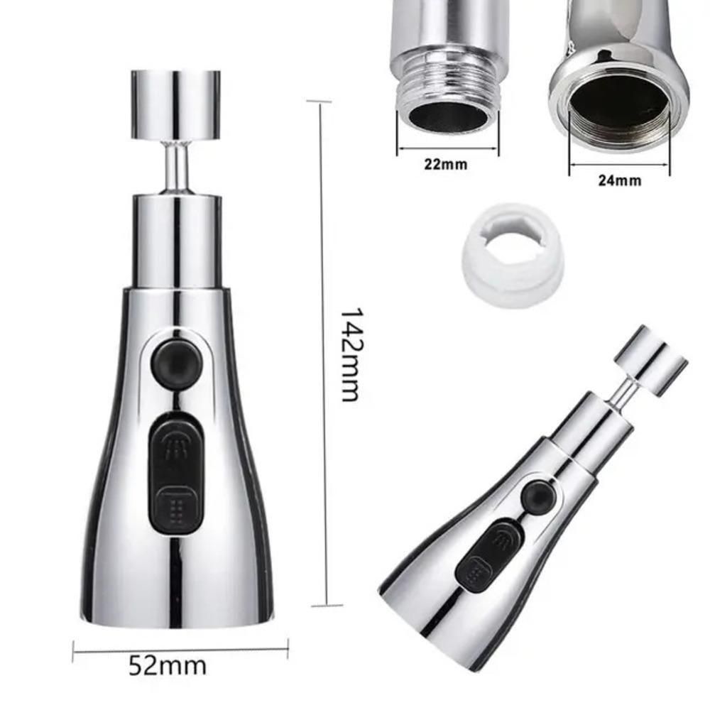 3 Modes Kitchen Sink Faucet | Stainless Steel |