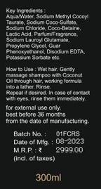 BLOSDREAM Black Hair Shampoo 3‑in‑1 – Cleanse, Nourish & Color Shampoo