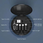 Fast Charging Travel Cable Set – 60W Multi‑Connector Kit for All Devices