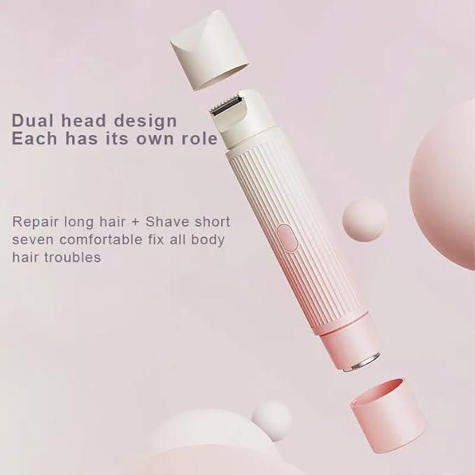 2-in-1 Bikini Trimmer & Electric Shaver for Women