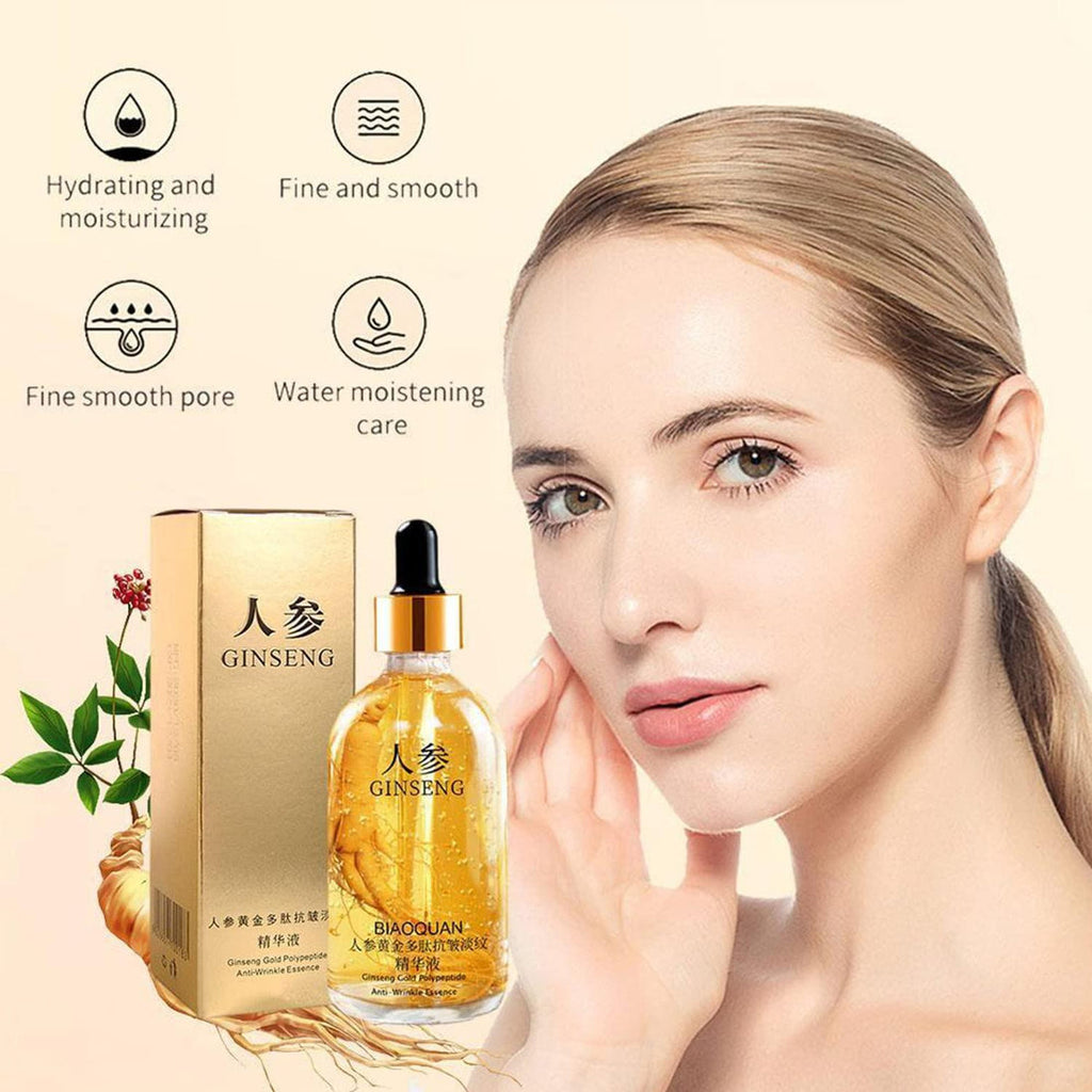 Ginseng Gold Polypeptide Anti-Ageing Serum Pack of 3 100ml Each