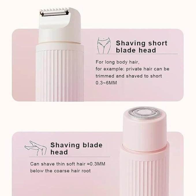 2-in-1 Bikini Trimmer & Electric Shaver for Women