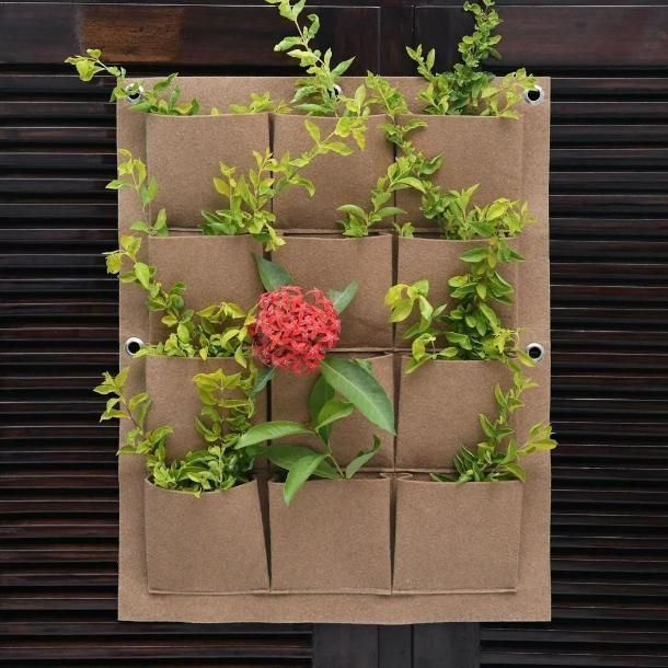 Vertical Hanging Wall Planter for Balcony/Indoors