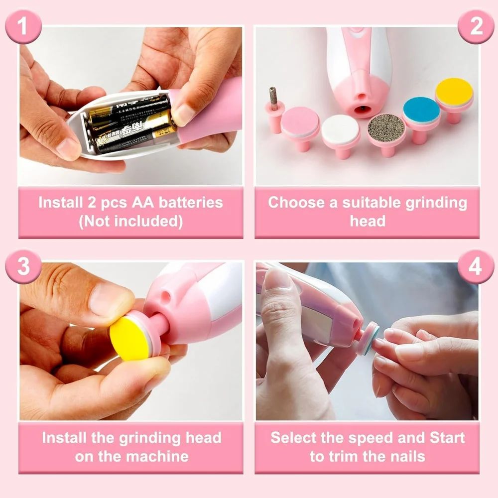 Baby Nail Clippers with Light - Blue