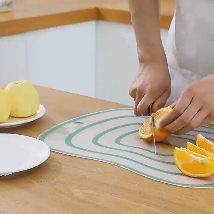 Transparent Flexible Matte Classification Cutting Board Cut Fruit