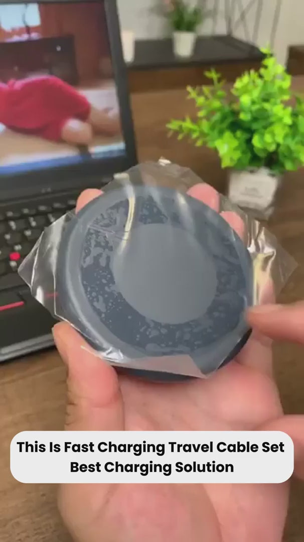 Fast Charging Travel Cable Set – 60W Multi‑Connector Kit for All Devices